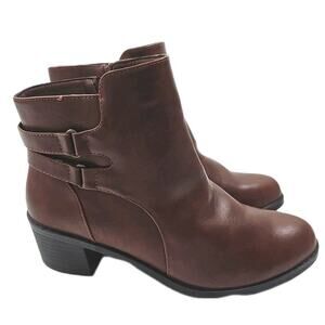 Easy Street ~Woman Size 9.5W~ Murph-Honey Cam Tan Ankle Boots NWOT.